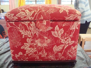 Victorian covered box - closed