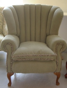 Modern channelled chair